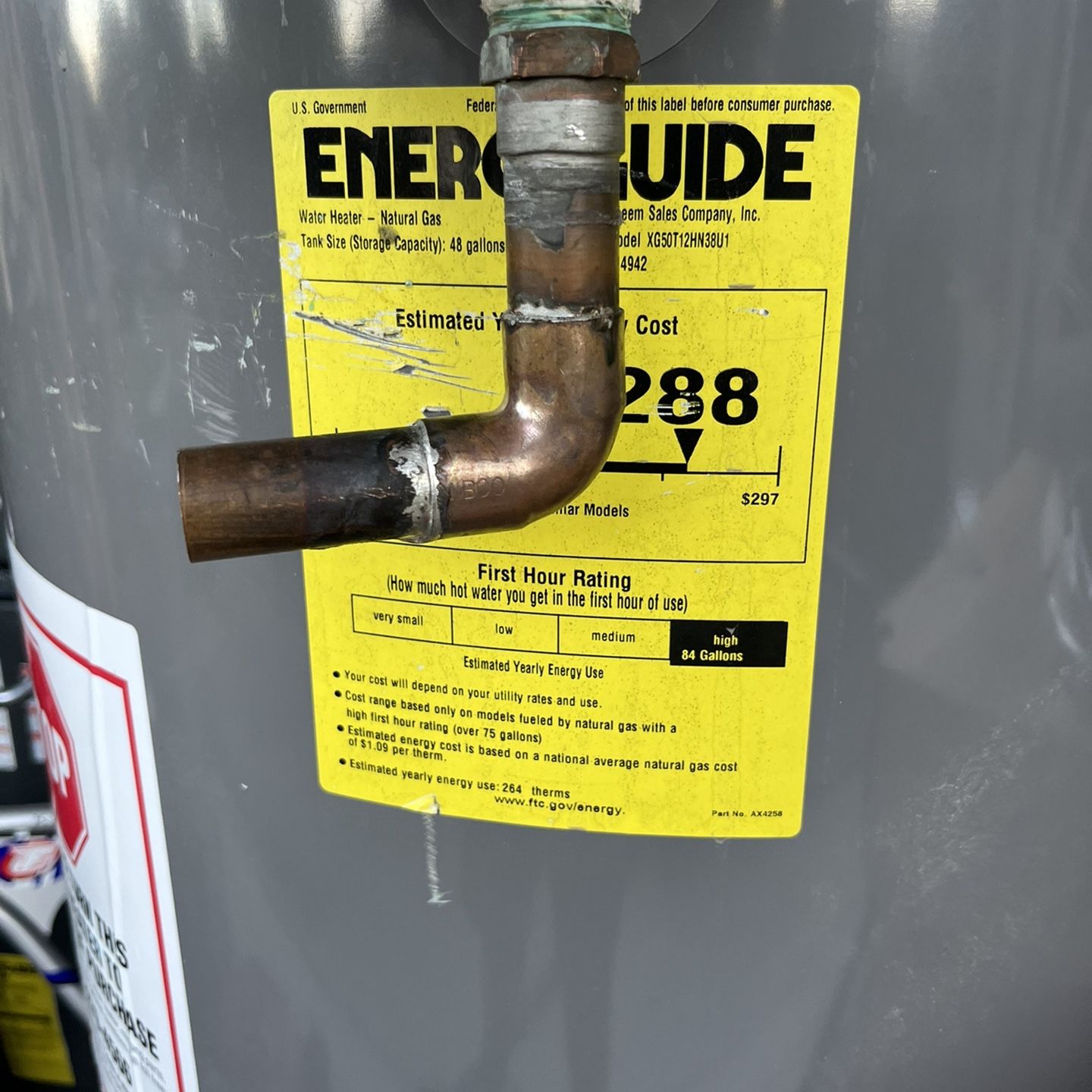 50 Gallon Rheem Gas Water heater for Sale in Fairfield, CA - OfferUp