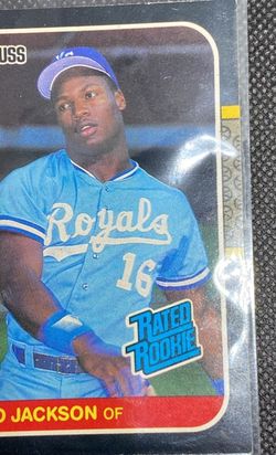 1987 Donruss Rated Rookie Bo Jackson #35