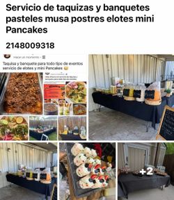 Taquisa y banquetes y pasteles