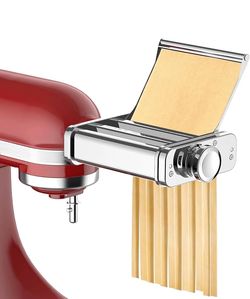 3-in-1 Pasta Attachment for KitchenAid Stand Mixer Stainless Steel Pasta noodles