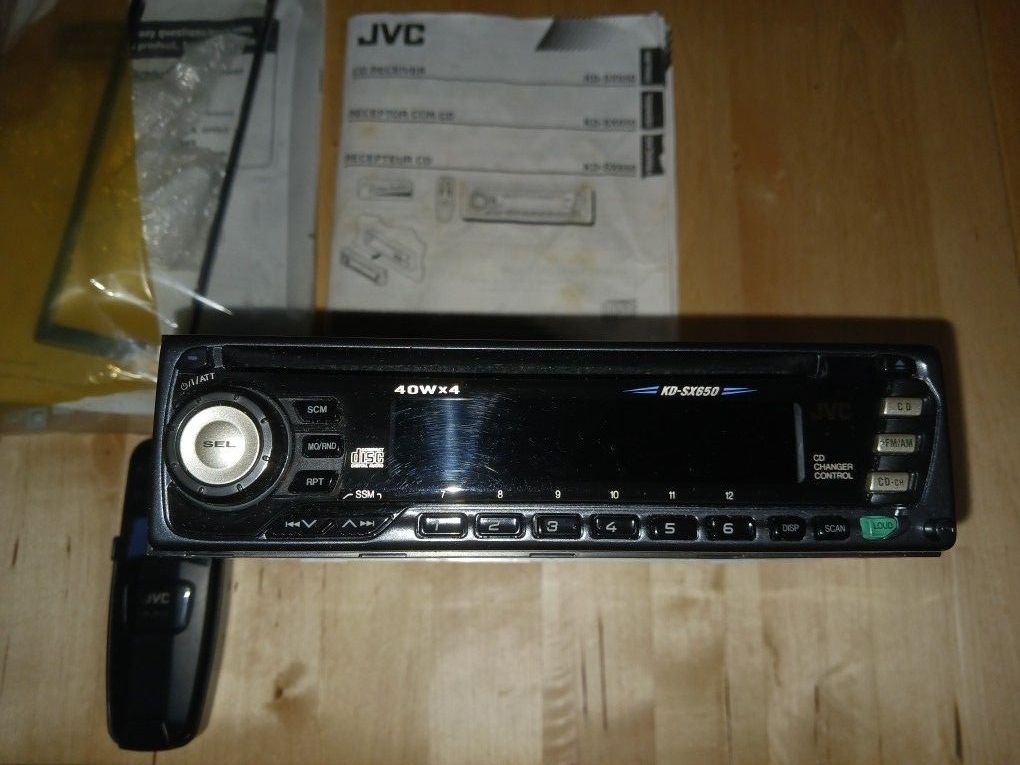 JVC KD-SX650 CD Receiver Car Stereo