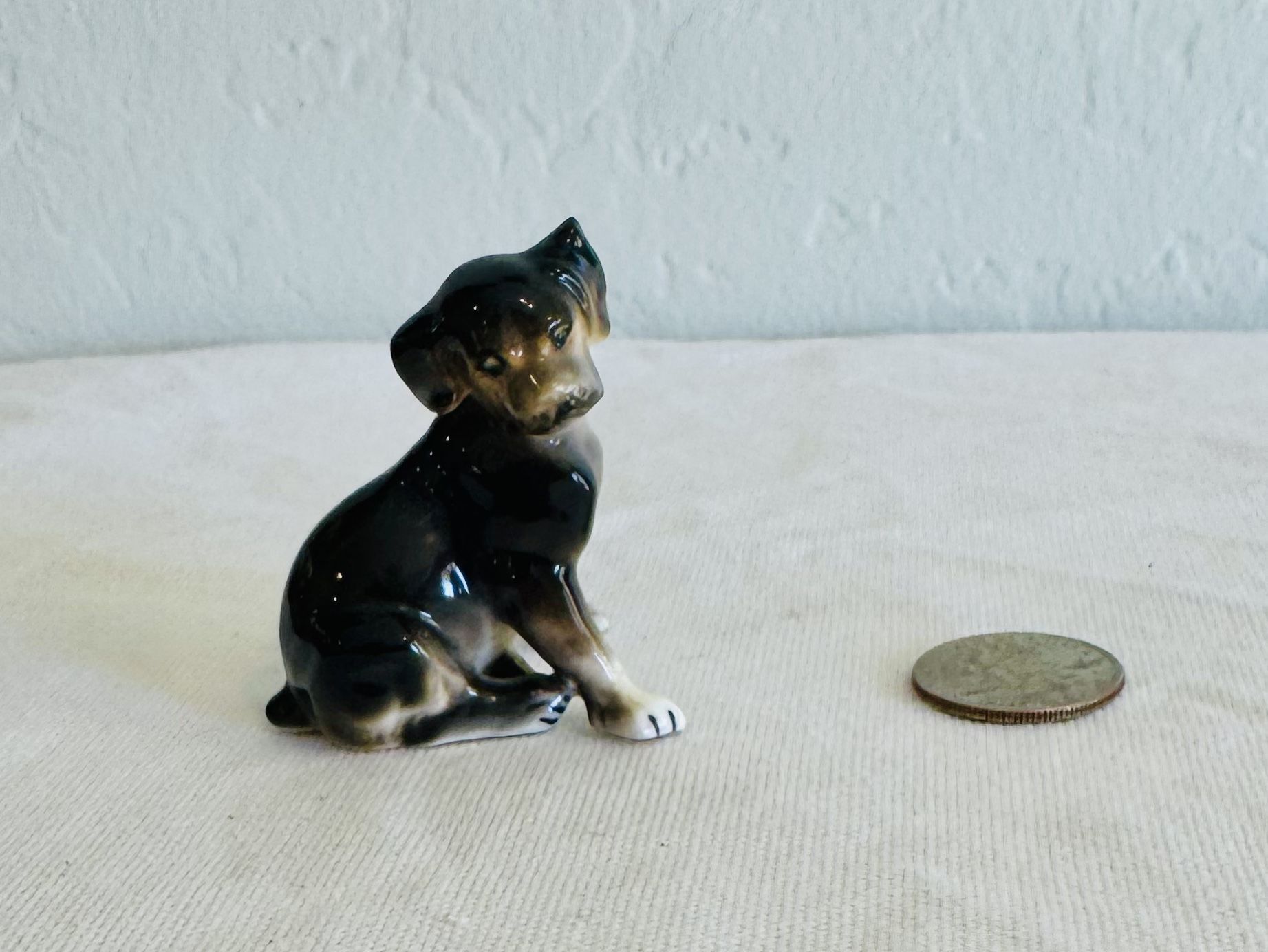 Vintage bone china miniature figurine