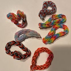 Rubber band, bracelets