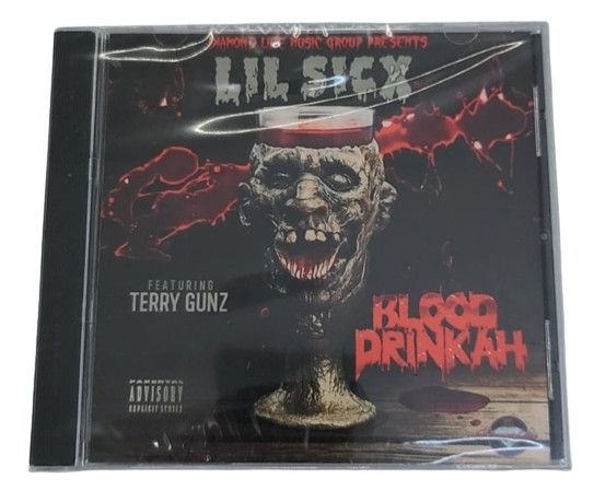 New Lil Sicx Blood Drinkah CD Cali Norcal Horrorcore Rap Rare HTF OOP Siccmade