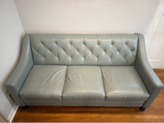 Leather sofa
