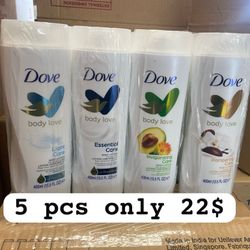 Dove Lotion 5 Pcs For 22$