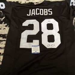 Josh Jacobs Autographed Jersey Raiders