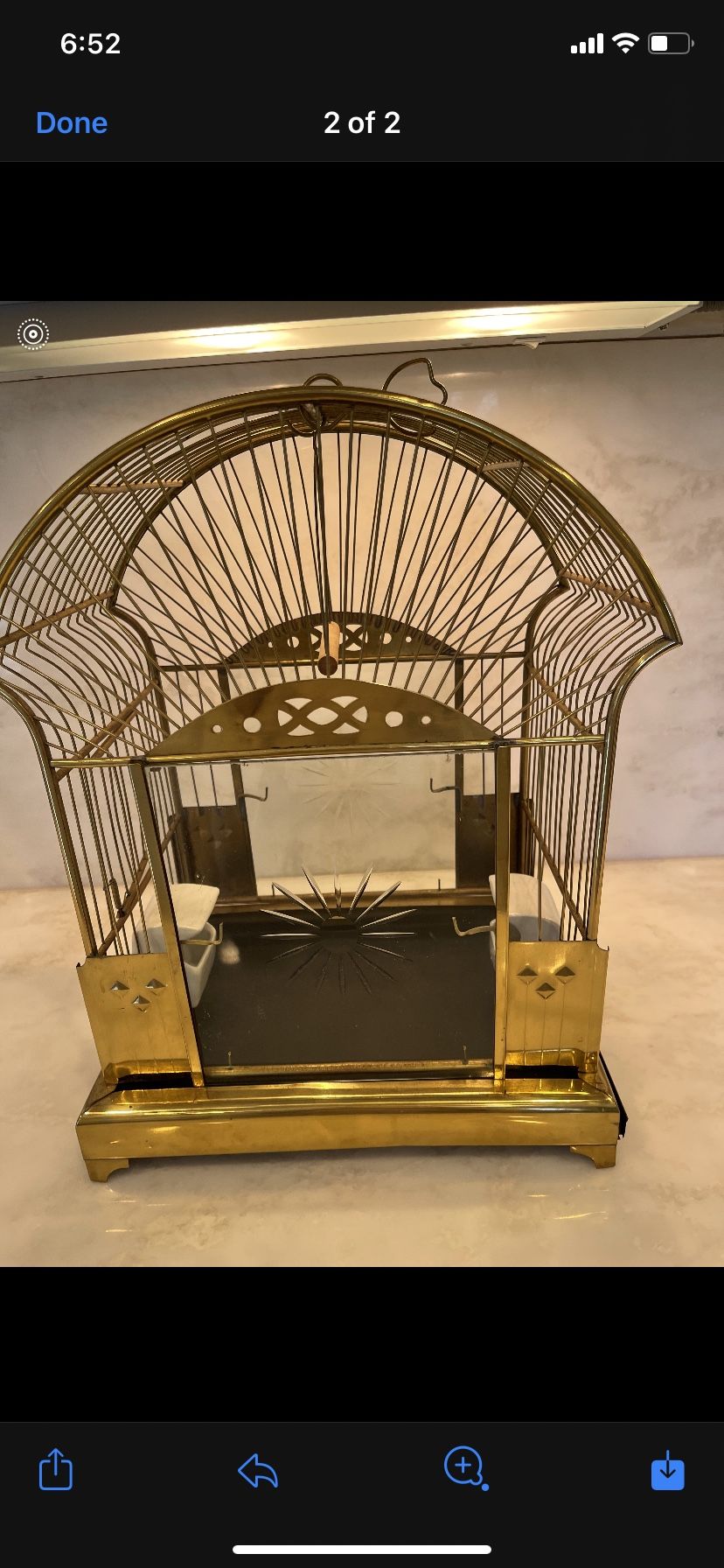 Brass Bird Cage