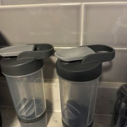 2 shaker mugs, $5 each