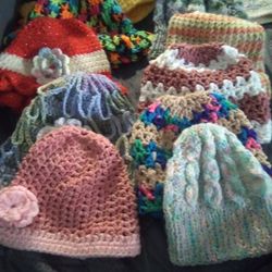 Handmade Knitted Kid Beanies/Hats