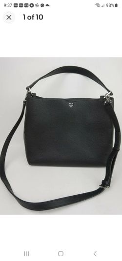 Sarah leather & shop visetos canvas hobo