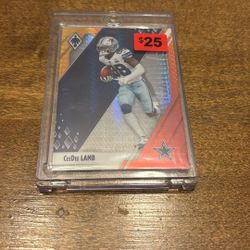 Dallas Cowboys Cee Dee Lamb Fireburst 2021 Panini Phoenix Football 