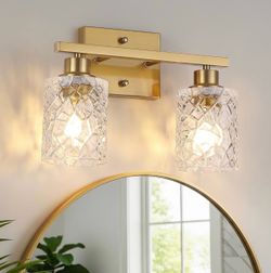 Mecgirn Stainless Steel Bathroom Vanity Light Over Mirror