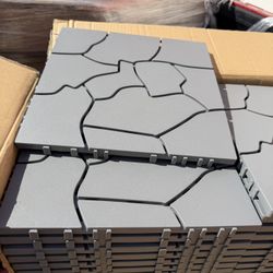 72 Pc. PATIO DECK TILES  (GREY)