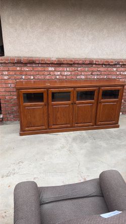 Solid oak cabinet