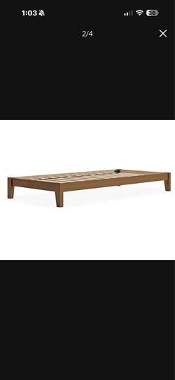Wood bed frame and mattress all details in post mattresss price shown in photo so it basically free