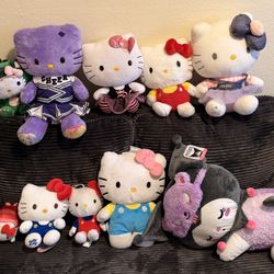 Hello Kitty Plushies 
