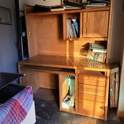 Desk And Shelves