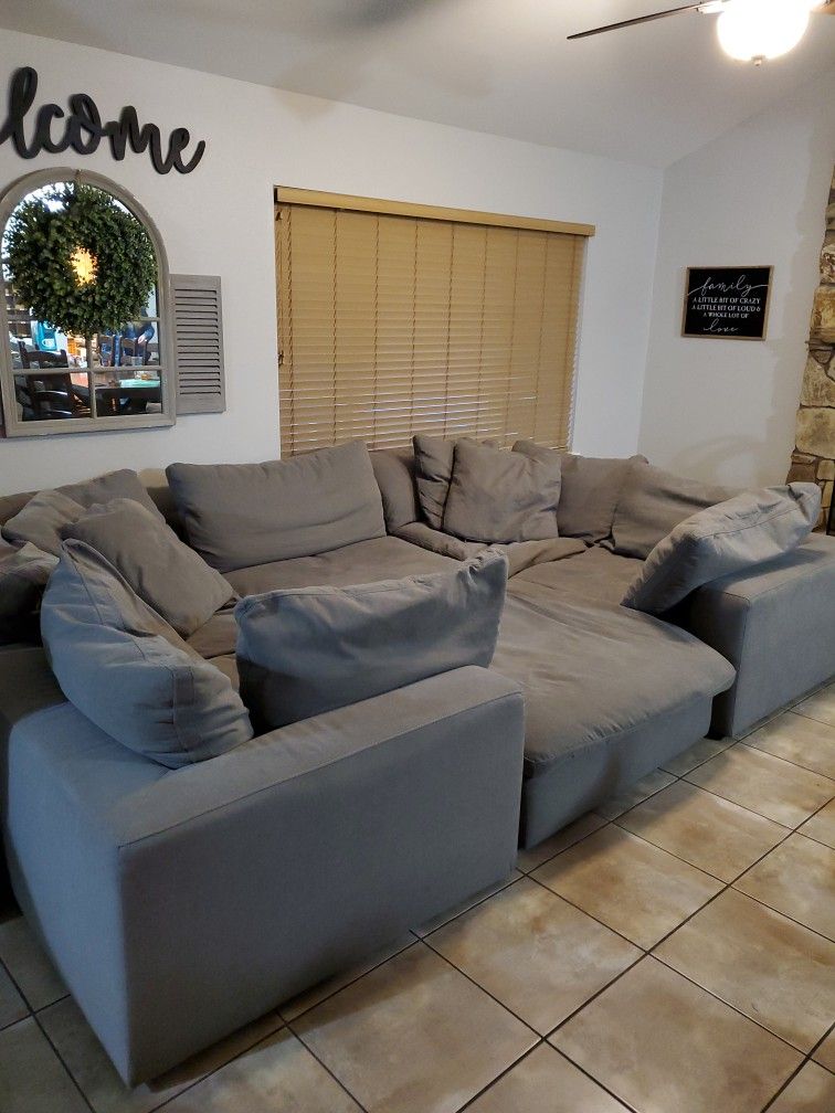 Bob's Dream Gray Couch (Cloud Couch Dupe)