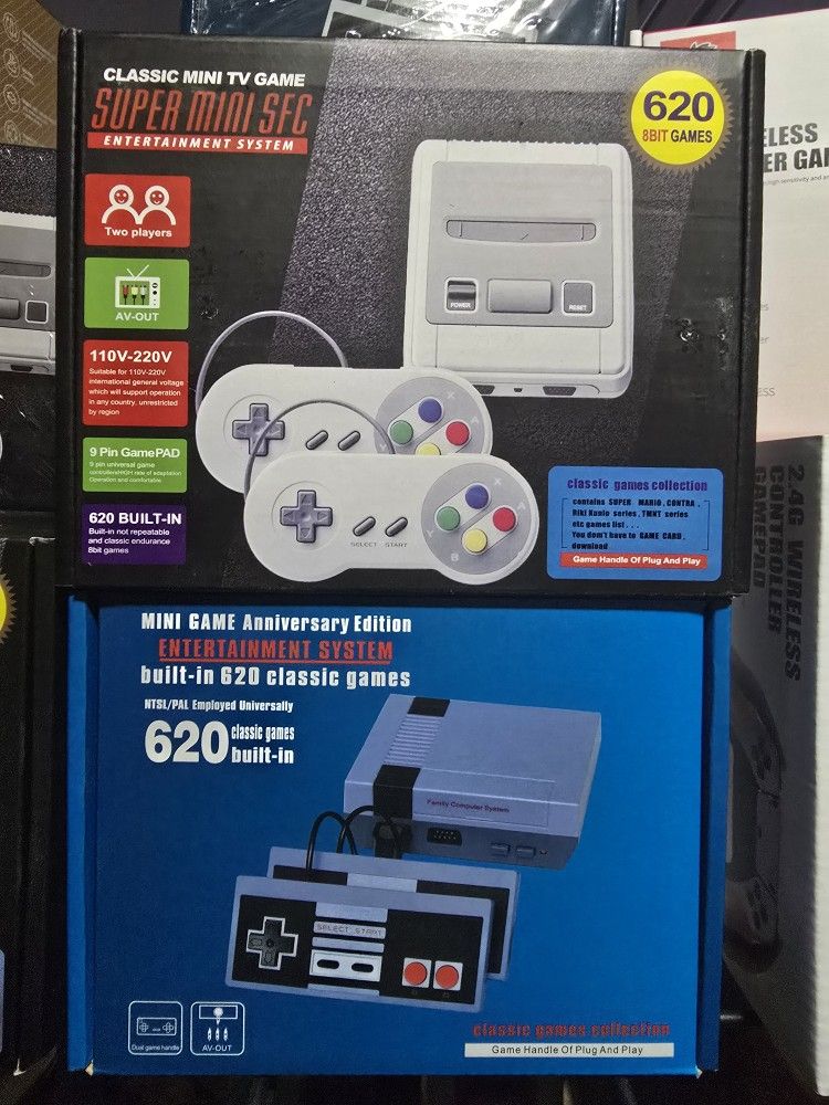 Mini Super & Mini Nintendo 620 Games in Memory 