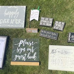 Wedding/Bridal Shower Signs 