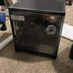 Gaming PC Desktop Computer AMD Ryzen 5 5600GT, 16GB DDR4 3200MHz, 1TB M.2 NVMe PCle4.0 Gen4,550W 80PLUS PSU, WiFi,Game Design Office Console, Sea View