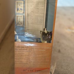 White Faux Wood Blinds