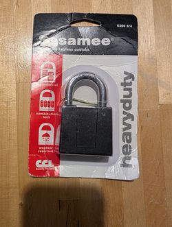 New Sesamee K500 3/4 Keyless Padlock