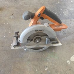 Ridgid Cordless Saw 
