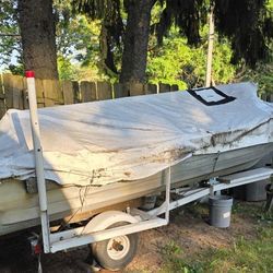 🚢 14 Foot Mirror Craft Aluminum Fishing Boat with Trailer