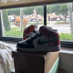 Air Jordan 1 Mid GS Floral