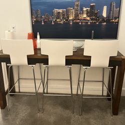 Bar Stools With Back Set Of 3
