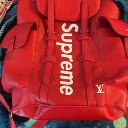 Supreme Louis Vuitton backpack Real Thumbnail