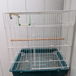 Open Play Top Travel Bird Cage for Conure Sun Parakeet Green Cheek Conure Lovebird Budgie Finch Canary, Small-Size Travel Portable