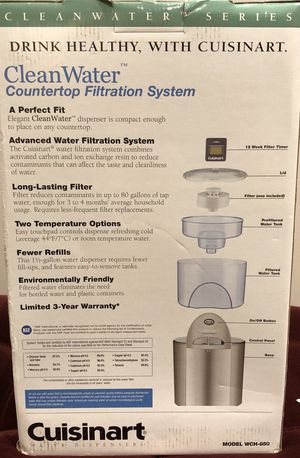 Filter Filtration Water Purification Filtration System Cuisinart