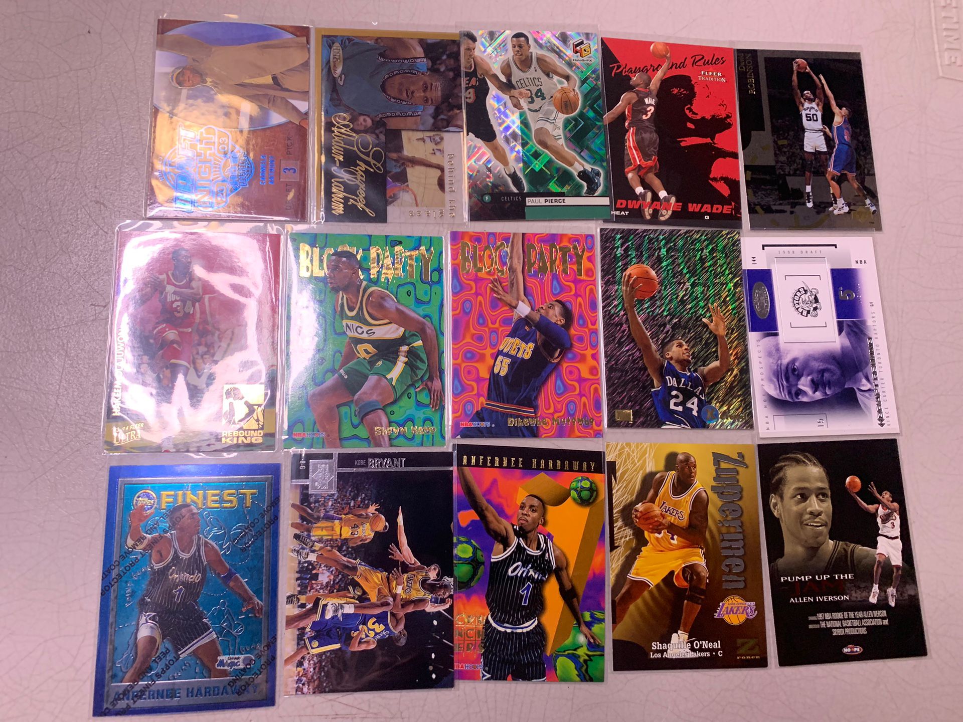 KOBE SHAQ AI PENNY HAKEEM KEMP $25