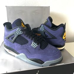Jordan 4 Retro “Lakers” Size (11,11.5,12,7Y)