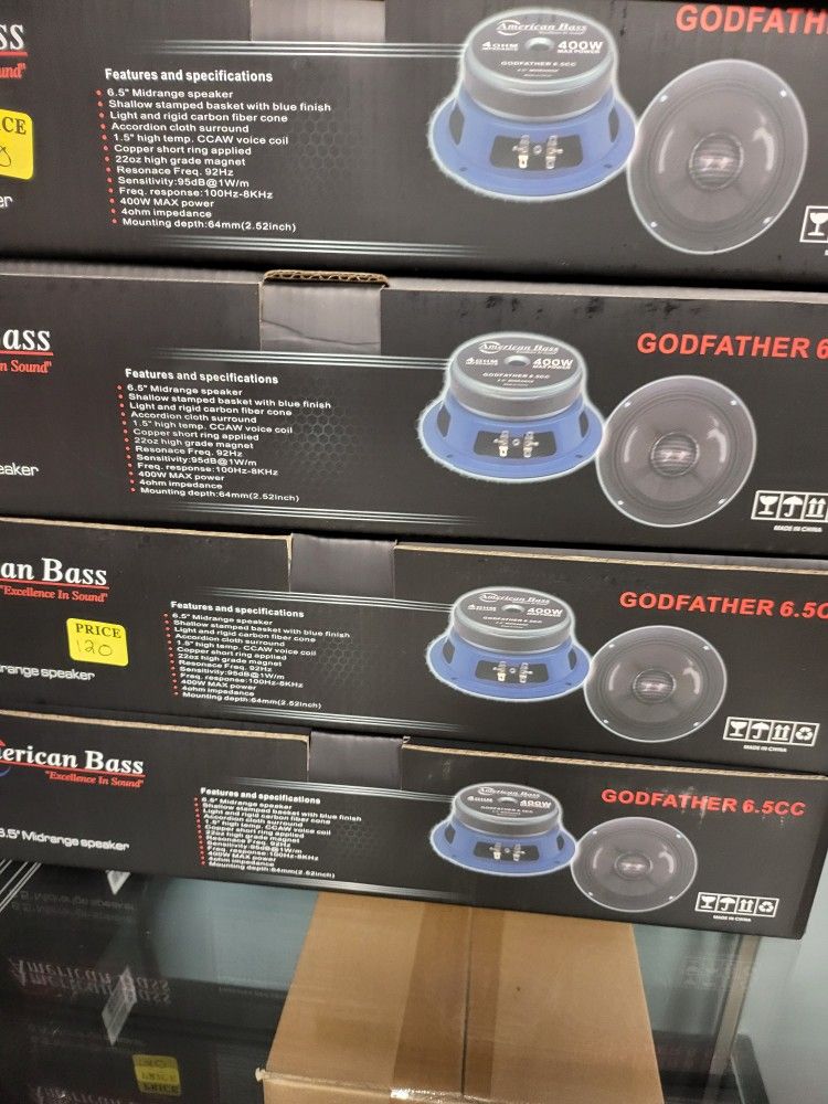 American Bass Cc 6.5 New