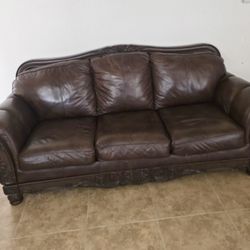 Leather Sofa North Shore By Ashley 