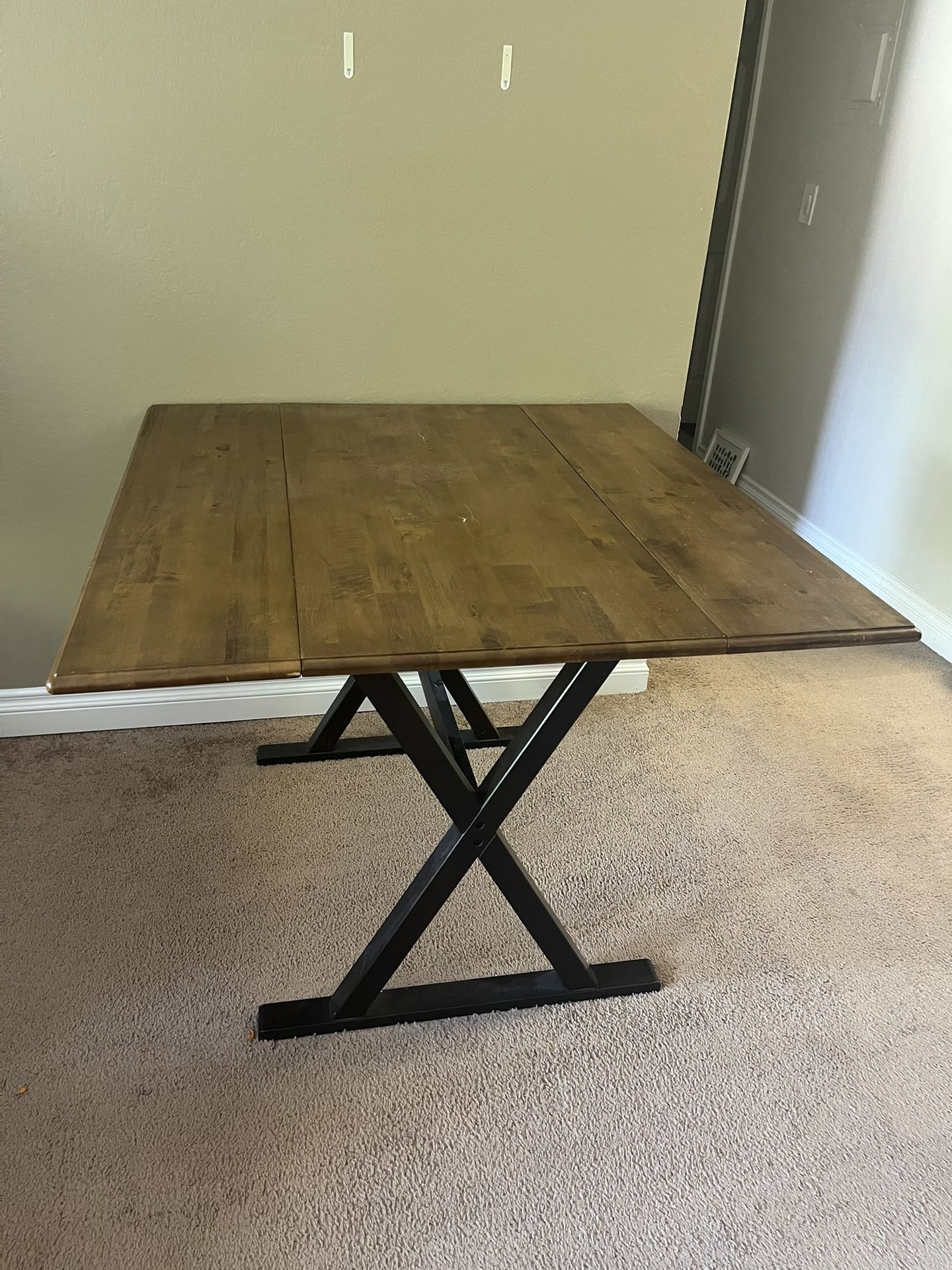Kitchen Dining Table Drop Table Wooden