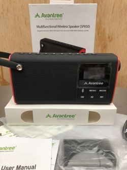 Avantree Portable Bluetooth Radio