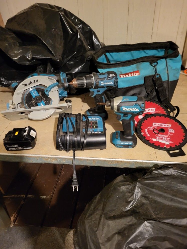 Makita 18v Brushless Tools