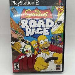Sony PlayStation 2 The Simpsons Road Rage Video Game