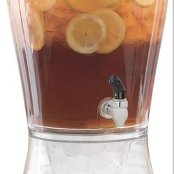 Creativeware 3-Gallon Beverage Dispenser- Poly Prop Beverage Dispenser, Clear

