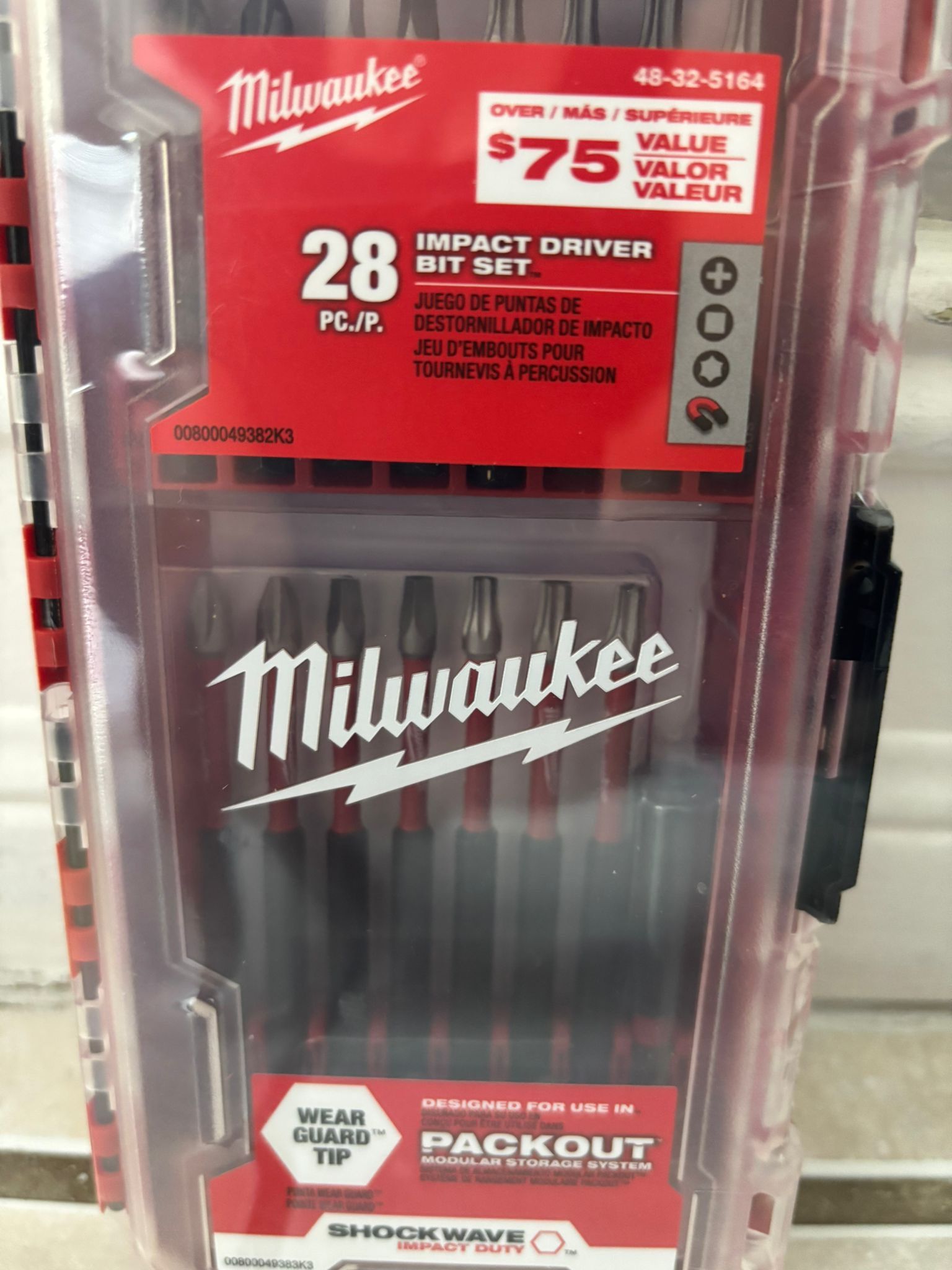 📌 Juego de Puntas Milwaukee Shockwave Impact Duty – 28 Piezas