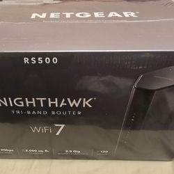 Netgear Nighthawk RS500 Tri-Band WiFi 7 Router