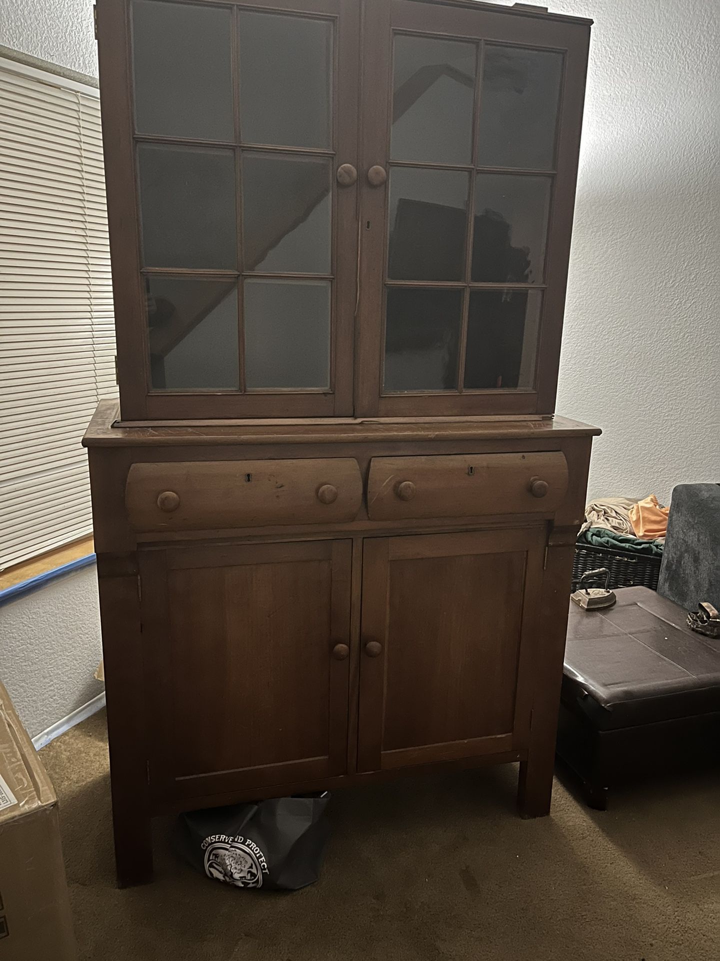 Antique Wood Hutch