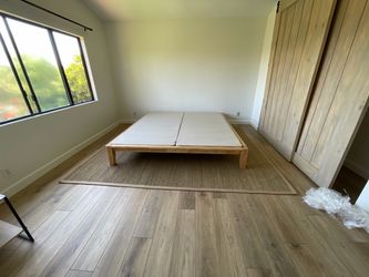 Thuma King Bed Frame w/pillow board.