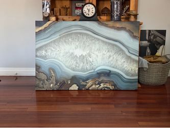 Beautiful Canvas Picture of a Geode