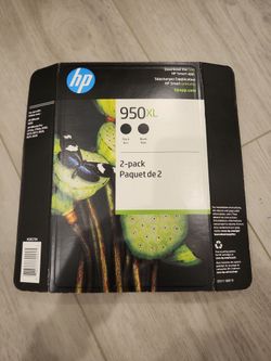 HP 950XL Black Ink Cartridges 2-Pack
